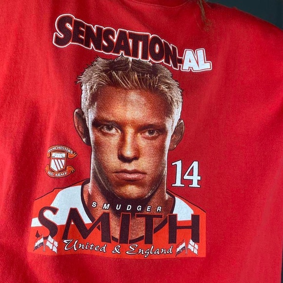 Vintage man United graphic football tshirt. - Picture 2 of 4